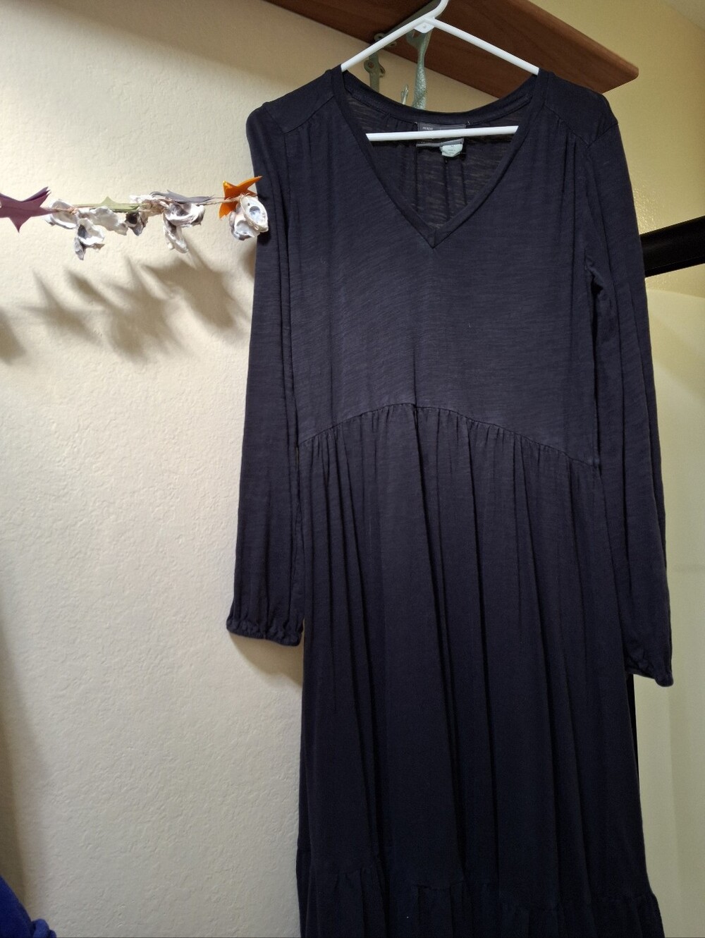 Anthropology Ssturday, Sunday Deep Blue Midi Dresd